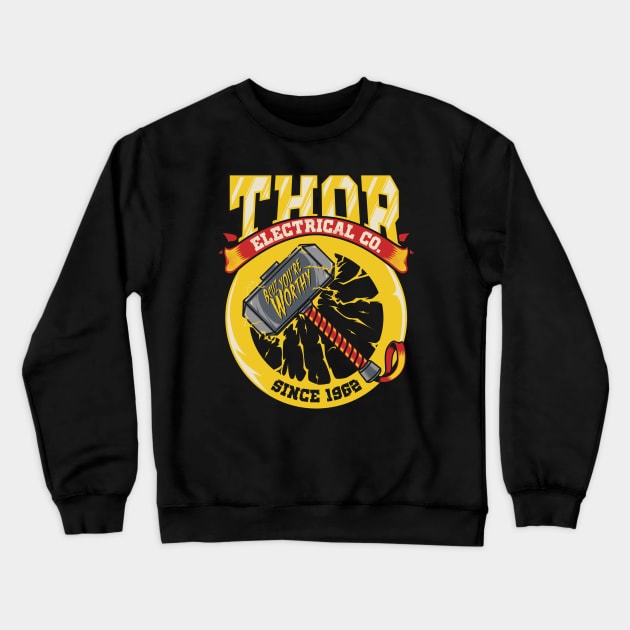 Thor Electrical Co. Crewneck Sweatshirt by Akiwa